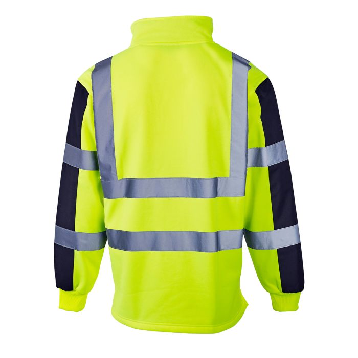 Hi Vis Two Tone Yellow Rugby Shirt