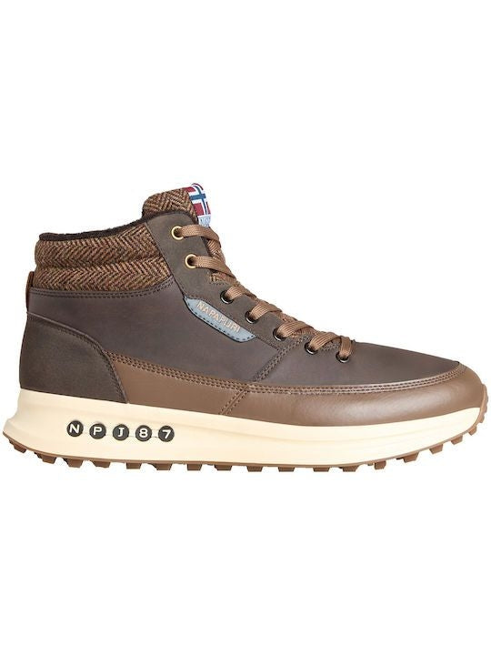 Napapijri Slate Ankle Boots Raindrum Brown