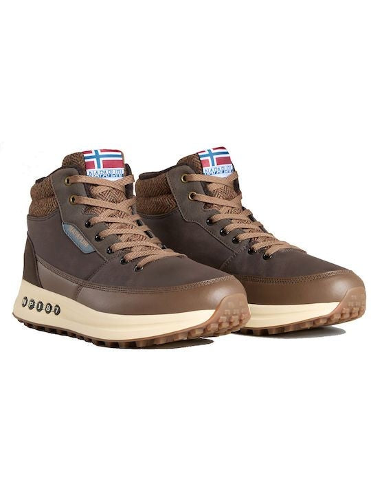 Napapijri Slate Ankle Boots Raindrum Brown