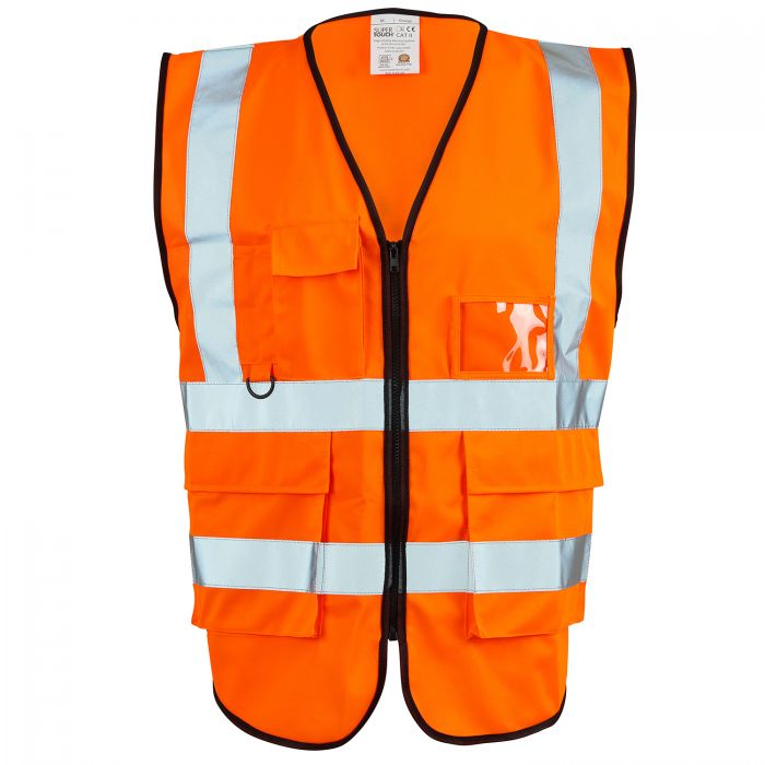 Hi Vis Orange Executive Vest