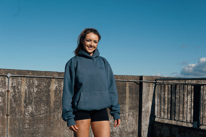 Airforce Blue Evaze Heavyweight Unisex Hoodie.