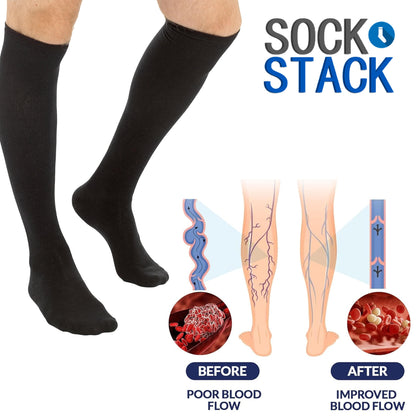 Sock Stack 2 Pairs Unisex Travel Socks
