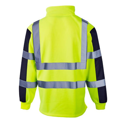 Hi Vis Two Tone Yellow Rugby Shirt