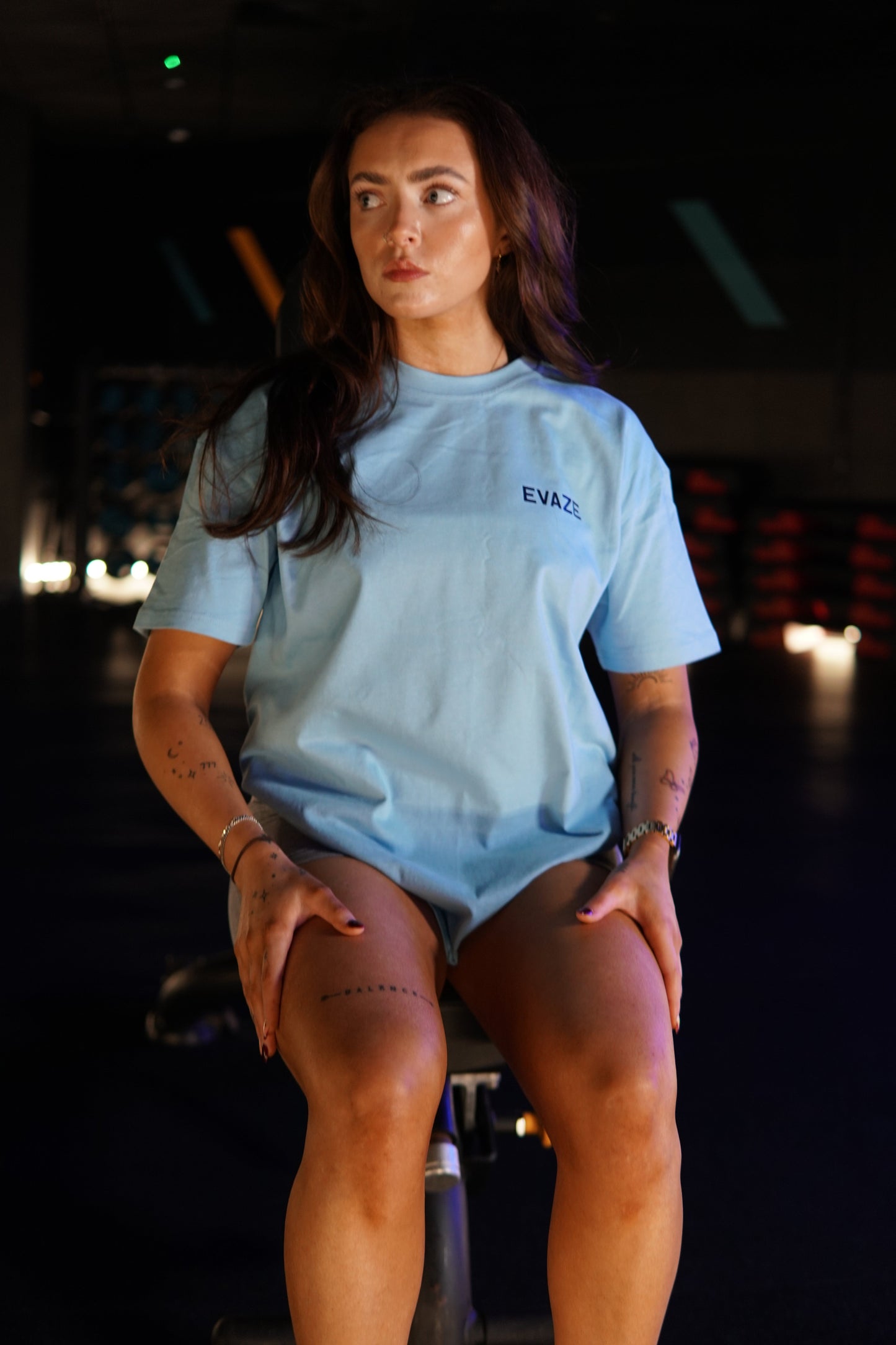 Light Blue Unisex Heavyweight Oversized TShirt