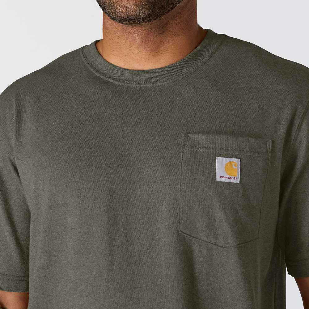 Carhartt 103296 Relaxed Fit Heavyweight Short Sleeve K87 Pocket T-Shirt
