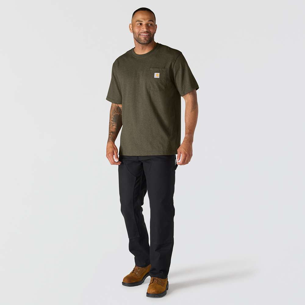 Carhartt 103296 Relaxed Fit Heavyweight Short Sleeve K87 Pocket T-Shirt