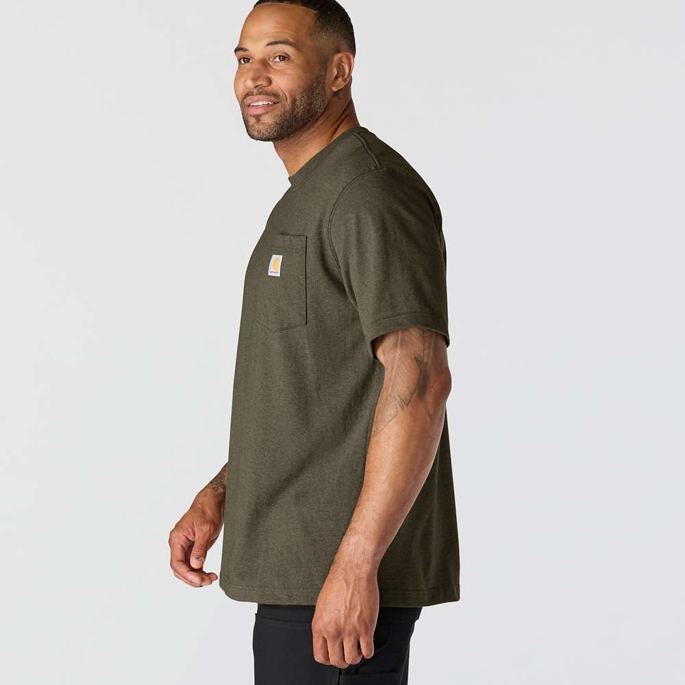 Carhartt 103296 Relaxed Fit Heavyweight Short Sleeve K87 Pocket T-Shirt