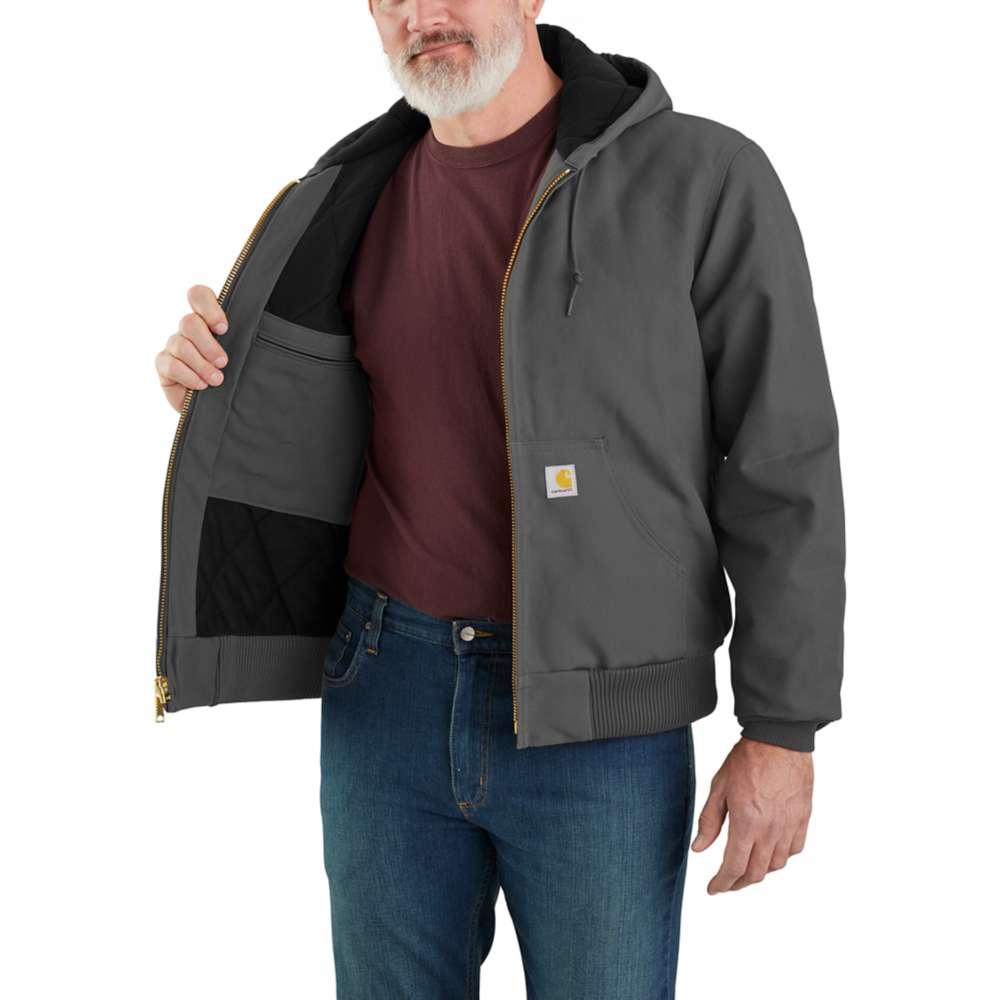Carhartt 106673 J140 Loose Fit Firm Duck Insulated Flannel-Lined Active Jac
