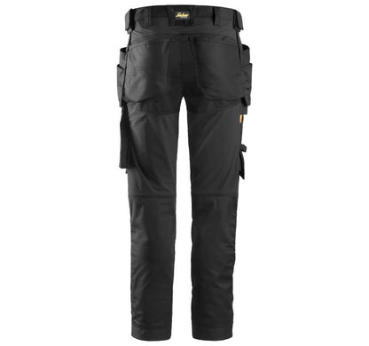 Snickers 6241 AllroundWork, Stretch Work Knee Pad Trousers Holster Pockets Black