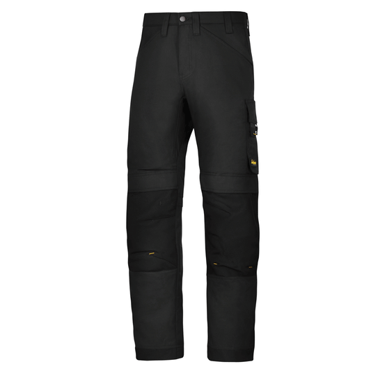 Snickers 6301 AllroundWork, Work Trousers Black 30" Waist - 30" Leg